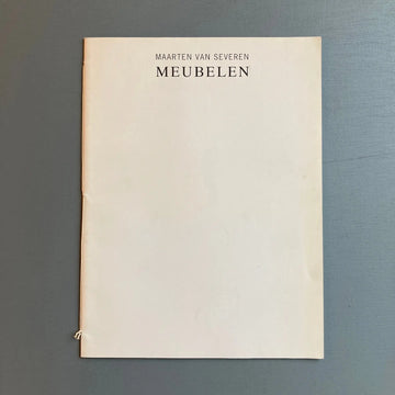 Maarten van Severen - Meubelen - Maarten Van Severen 1994 - Saint-Martin Bookshop