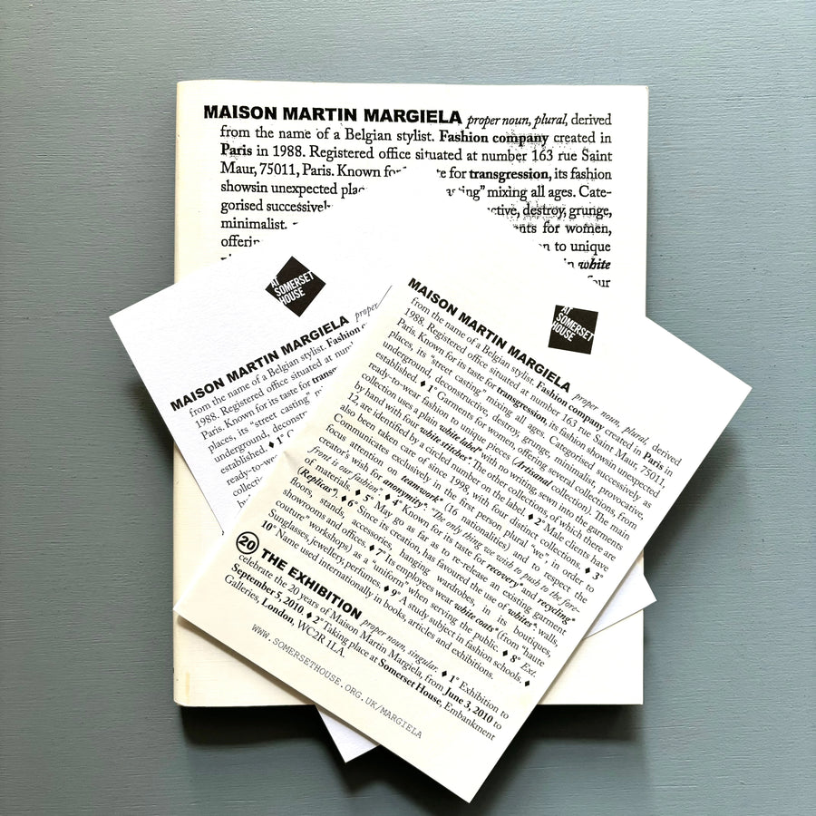 Maison Martin Margiela - 20 The Exhibition - MoMu 2008