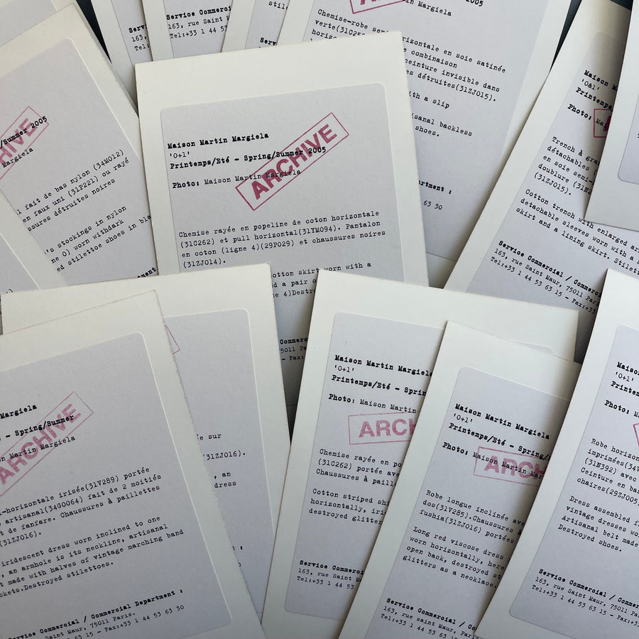 Maison Martin Margiela - Press press box women S/S 2005 - Saint-Martin Bookshop