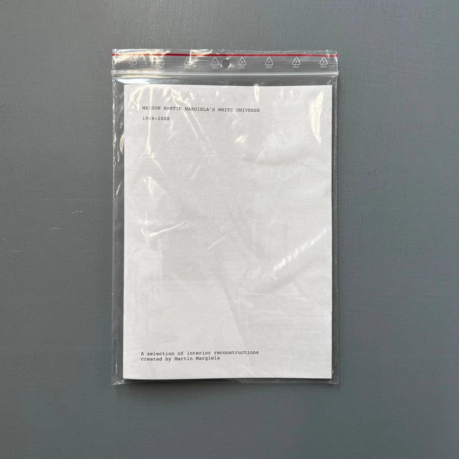 Maison Martin Margiela's White Universe 1988-2008 - MoMu 2025 - Saint-Martin Bookshop