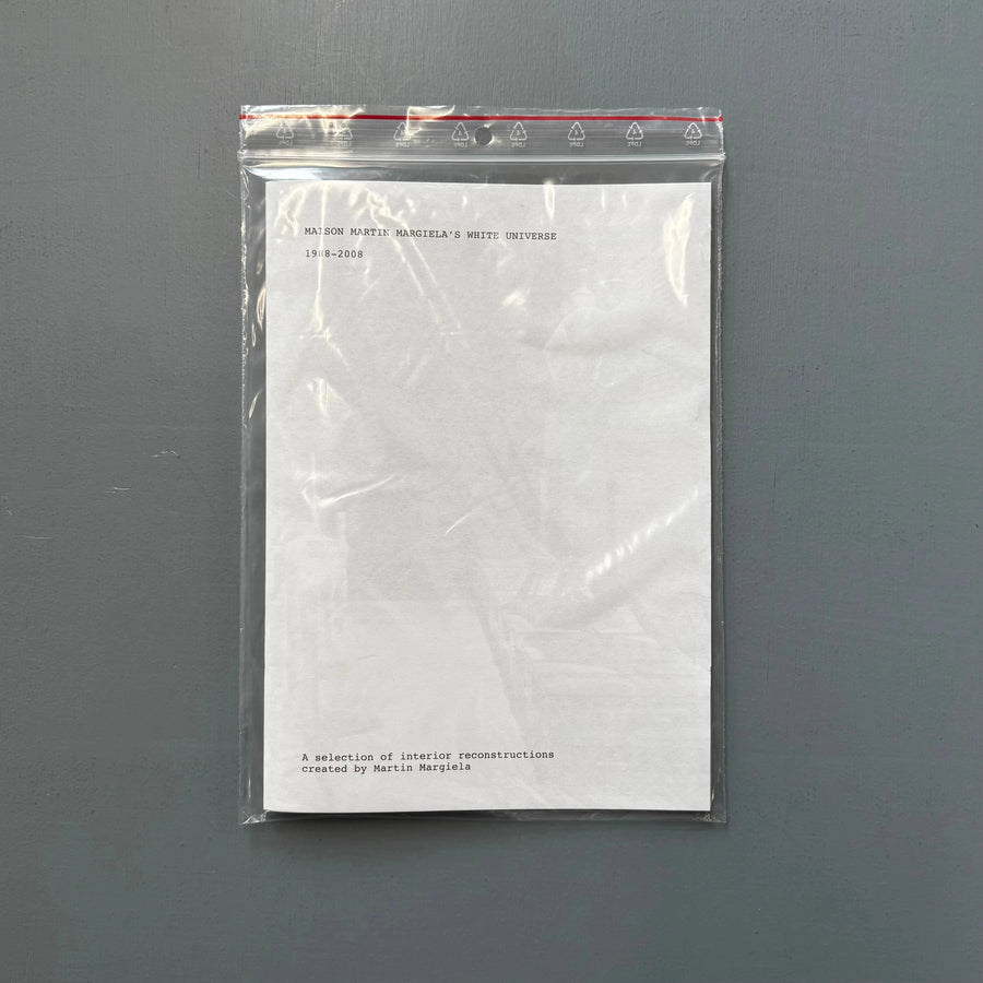 Maison Martin Margiela's White Universe 1988-2008 - MoMu 2025 - Saint-Martin Bookshop