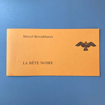 Marcel Broodthaers - La Bête Noire - Editions du Cygne 2003 Saint-Martin Bookshop