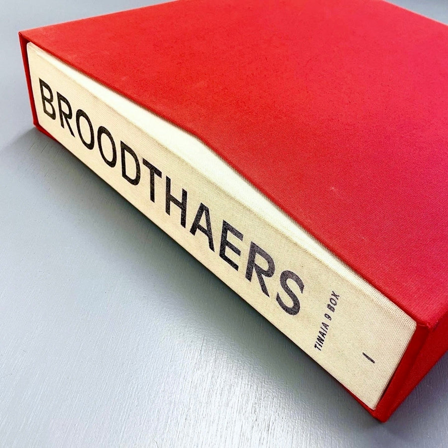 Marcel Broodthaers - Tinaia 9 Box I - Henrich Nicolaus 1994 - Saint-Martin Bookshop