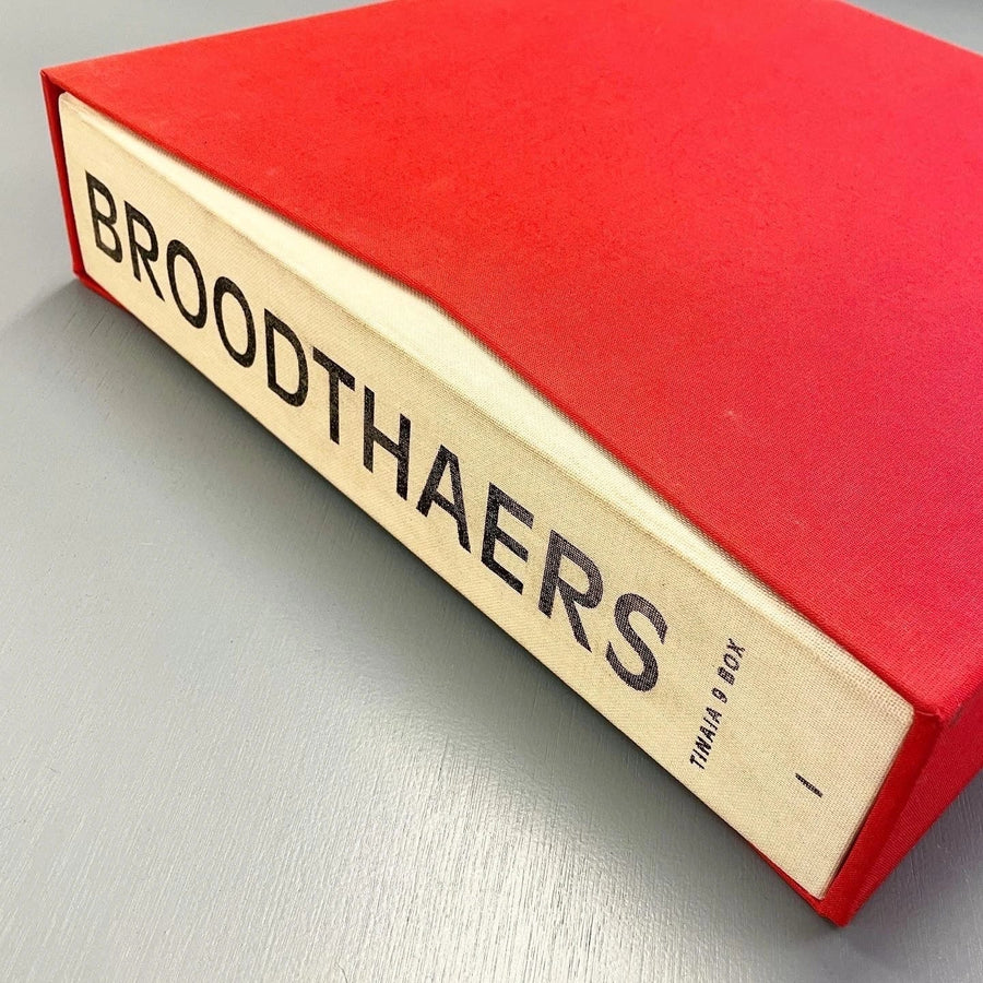 Marcel Broodthaers - Tinaia 9 Box I - Henrich Nicolaus 1994 Saint-Martin Bookshop