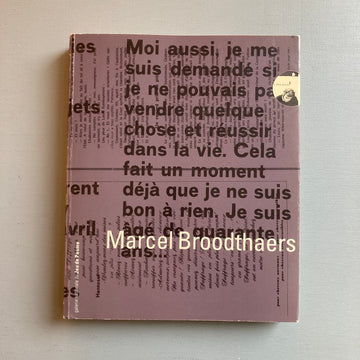 Marcel Broodthaers - Editions du Jeu de Paume 1991 - Saint-Martin Bookshop