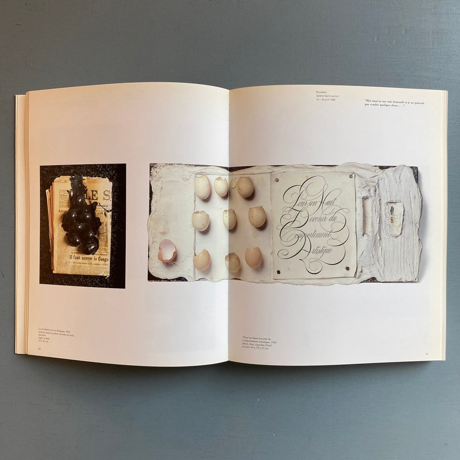 Marcel Broodthaers - Editions du Jeu de Paume 1991 - Saint-Martin Bookshop