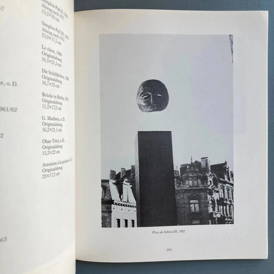 Marcel Broodthaers - Exhibition catalogue - Museum Ludwig Köln 1980 - Saint-Martin Bookshop