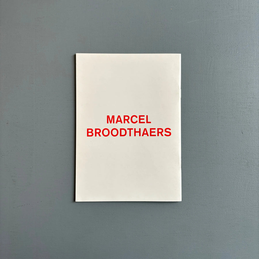 Marcel Broodthaers - Fridericianum 2015 - Saint-Martin Bookshop