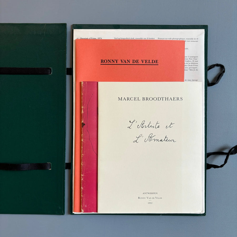 Marcel Broodthaers/James Ensor - L'Artiste et L'Amateur/Catalogue de l'exposition James Ensor - Ronny Van de Velde 1992 