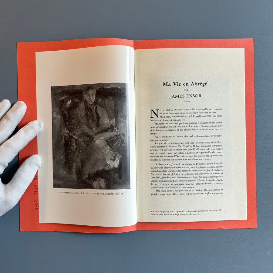 Marcel Broodthaers/James Ensor - L'Artiste et L'Amateur/Catalogue de l'exposition James Ensor - Ronny Van de Velde 1992 