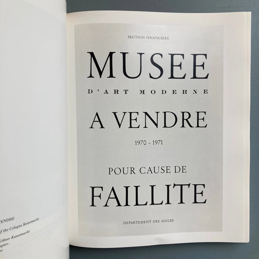 Marcel Broodthaers - Le poids d'une oeuvre d'art - Tinaia 9 Box I 1994 - Saint-Martin Bookshop