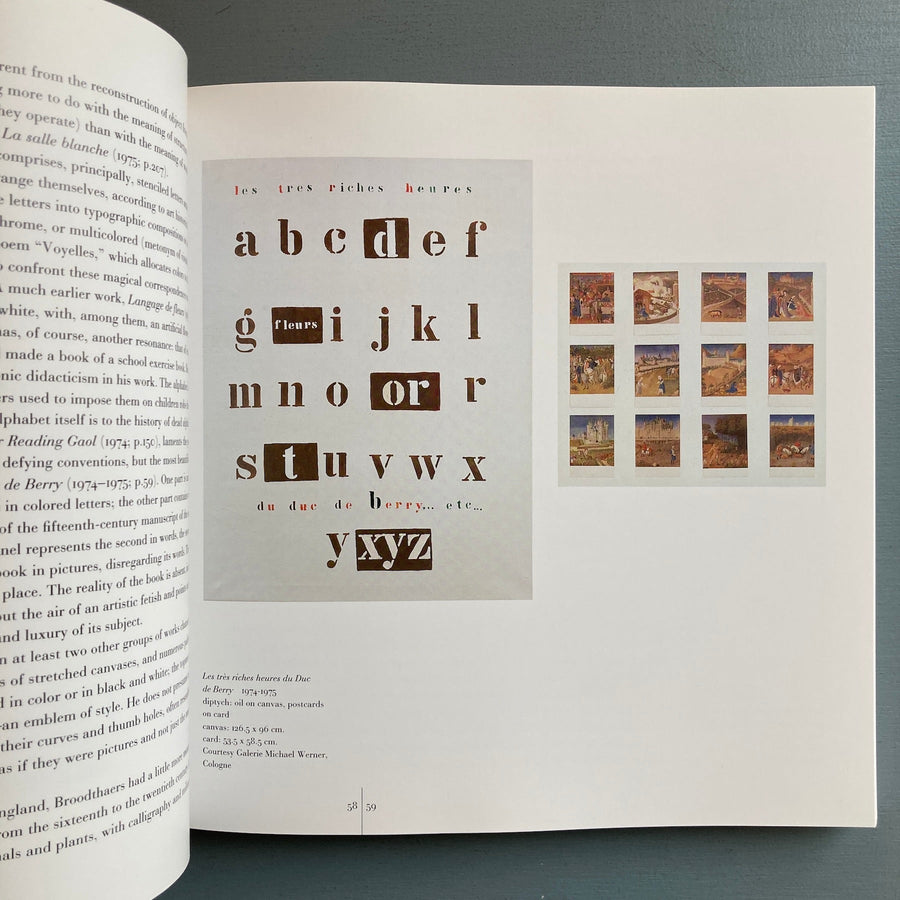Marcel Broodthaers - Walker Art Center / Rizzoli 1989 - Saint-Martin Bookshop