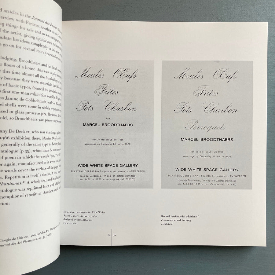 Marcel Broodthaers - Walker Art Center / Rizzoli 1989 - Saint-Martin Bookshop