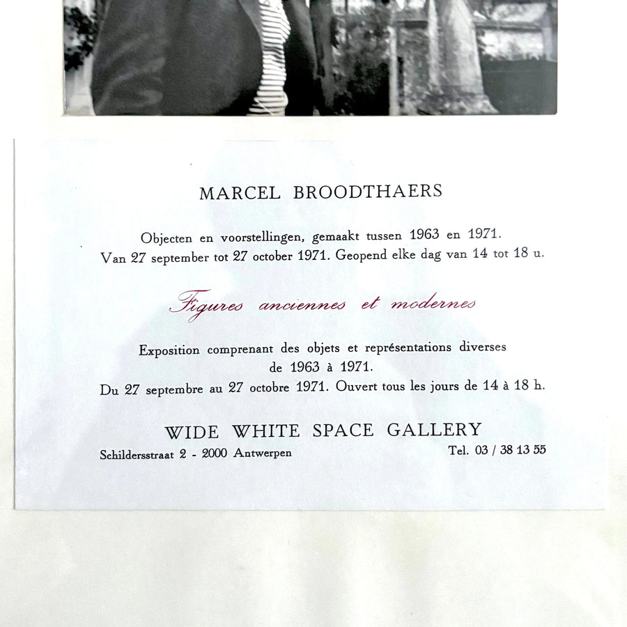 Marcel Broodthaers - “Figures anciennes et modernes