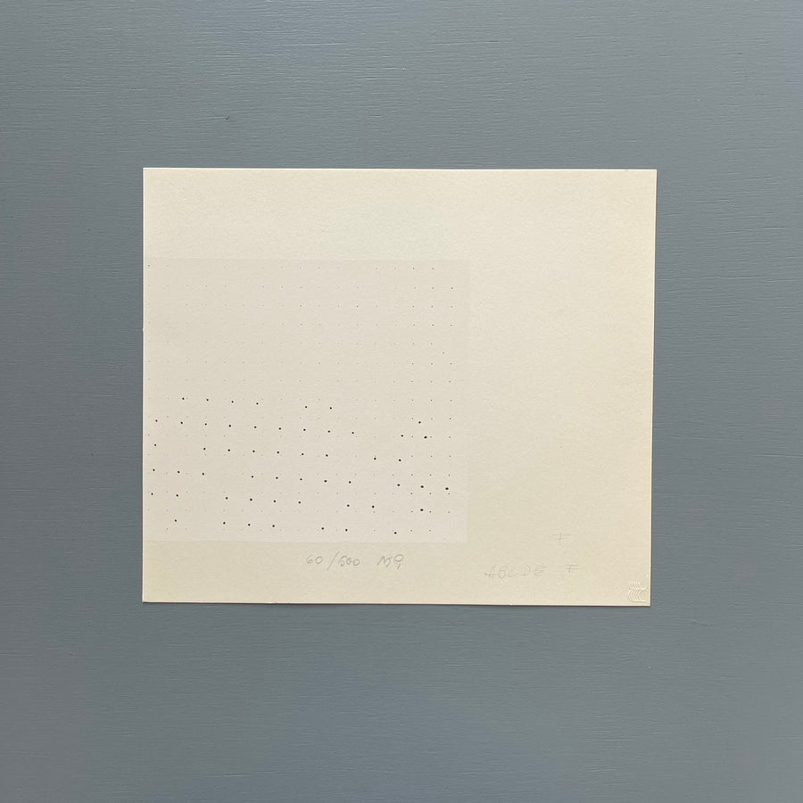 Marco Gastini - ABCDE-F - Jabik & Colophon Editori 1976 - Saint-Martin Bookshop