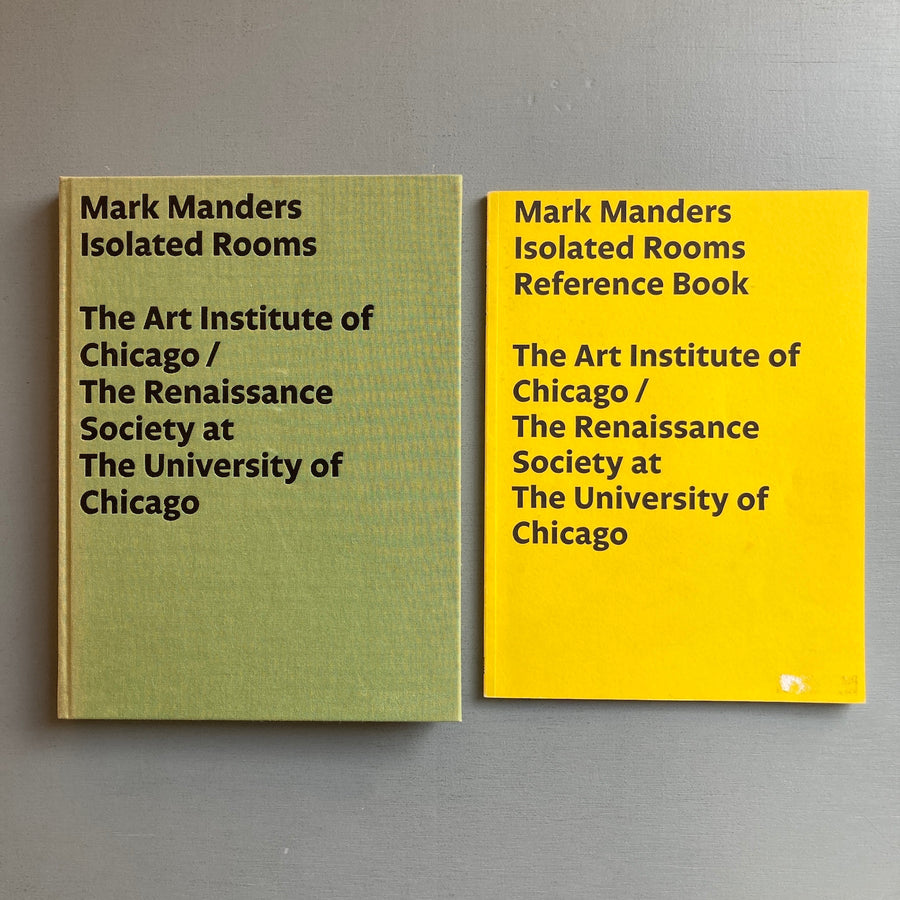 Mark Manders - Isolated Rooms (2 volumes) - Roma Publications 2005 - Saint-Martin Bookshop