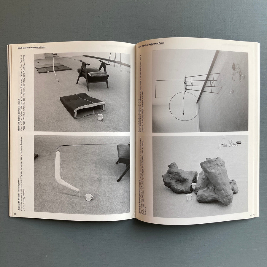 Mark Manders - Isolated Rooms (2 volumes) - Roma Publications 2005 - Saint-Martin Bookshop