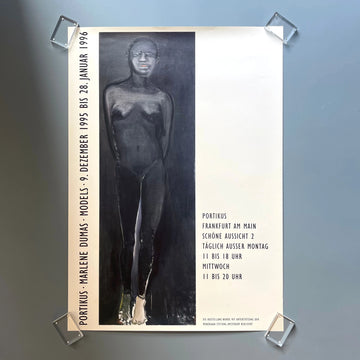 Marlene Dumas - Models - Poster Exhibition Nr 70 Portikus 1996