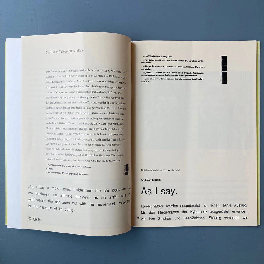 Martin Kippenberger - Polytexte. The Words Meet the Objects - Polytexte 1987 Saint-Martin Bookshop