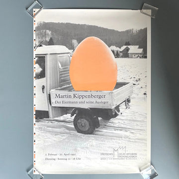 Martin Kippenberger - Der Eiermann und seine Ausleger poster - Museum Abteiberg 1997 - Saint-Martin Bookshop