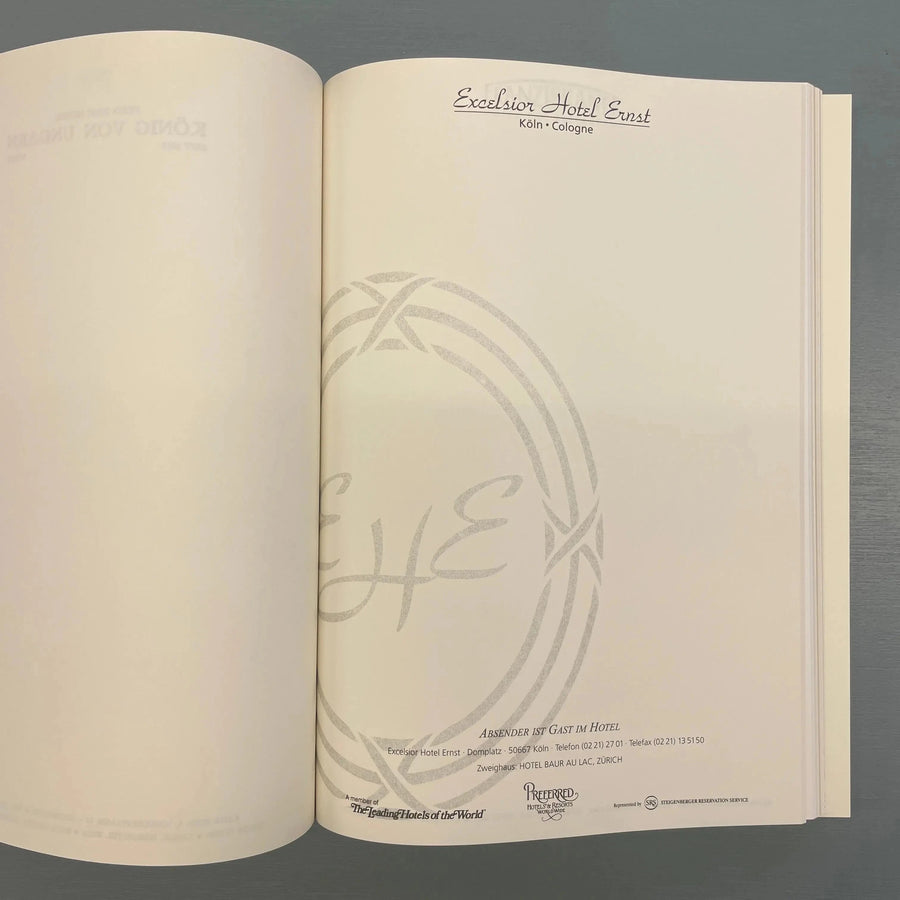 Martin Kippenberger - No Drawing No Cry - König 2020 - Saint-Martin Bookshop