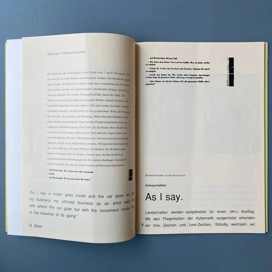 Martin Kippenberger - Polytexte. The Words Meet the Objects - Polytexte 1987 - Saint-Martin Bookshop