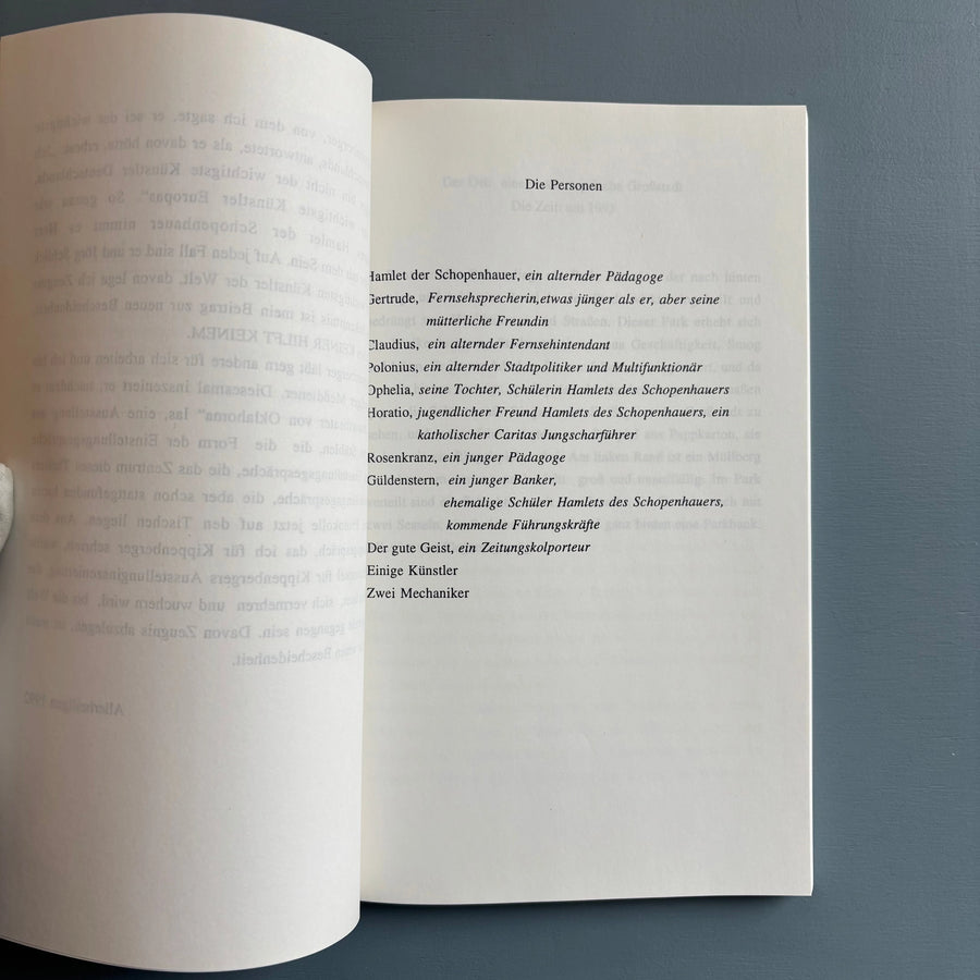 Martin Kippenberger - Walter Grond: Der Schoppenhauer - dhevka 1994