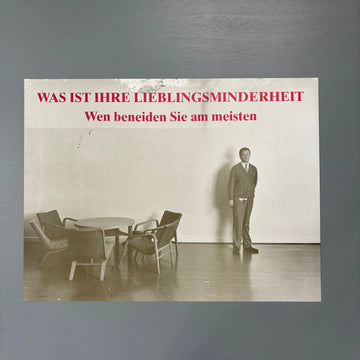 Martin Kippenberger poster - Was ist Ihre Lieblingsminderheit - 1985 - Saint-Martin Bookshop