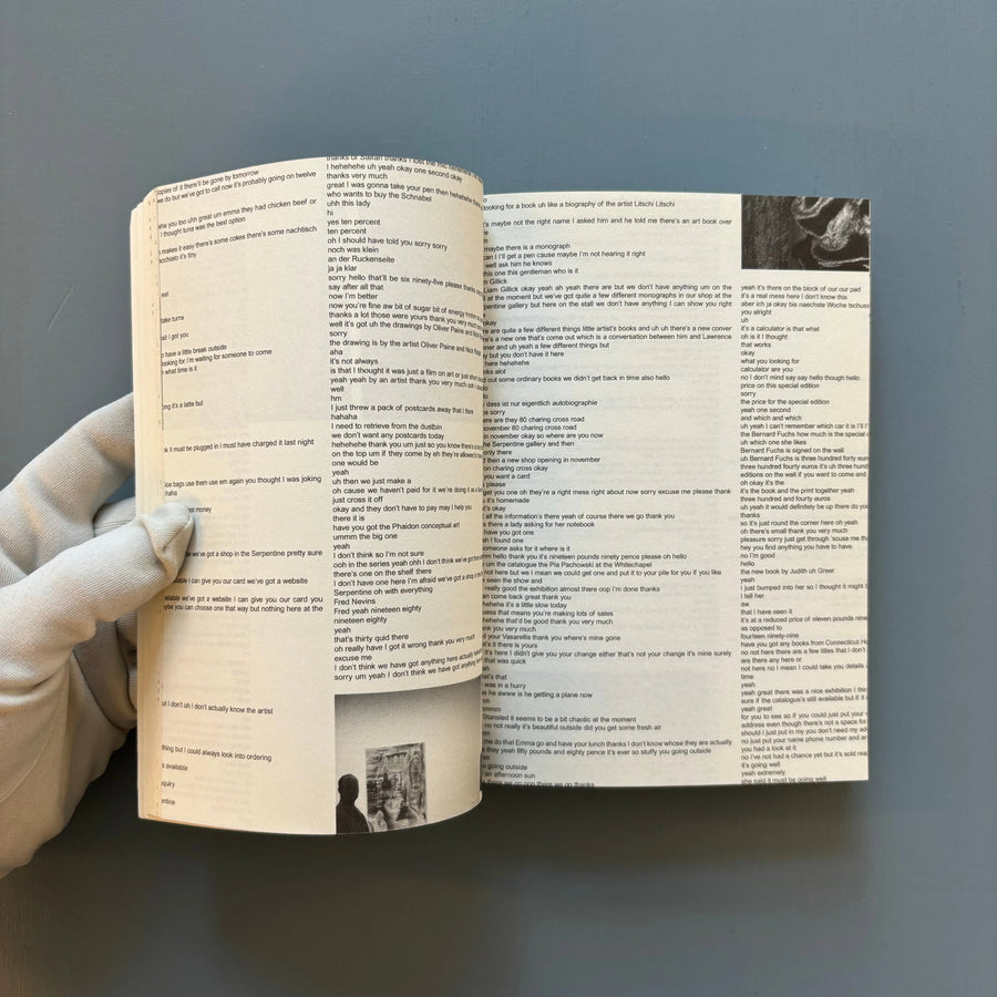 Michael Riedel - Printed and unprinted posters (2003-08) - Köning 2007 - Saint-Martin Bookshop