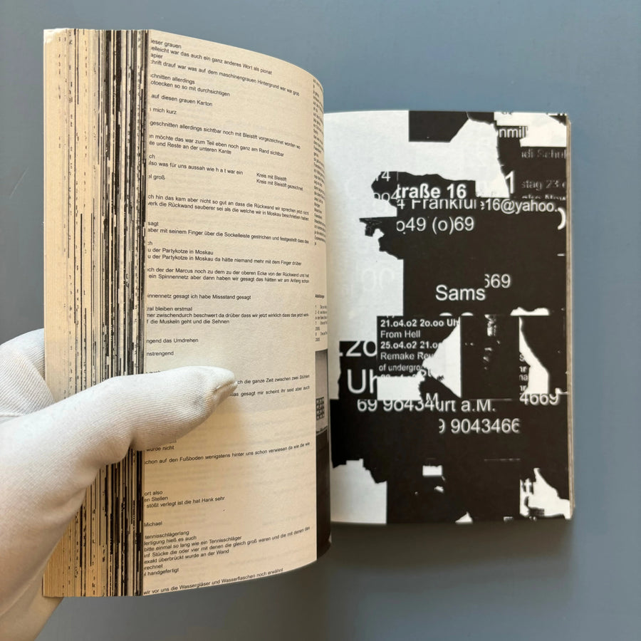 Michael Riedel - Printed and unprinted posters (2003-08) - Köning 2007 - Saint-Martin Bookshop