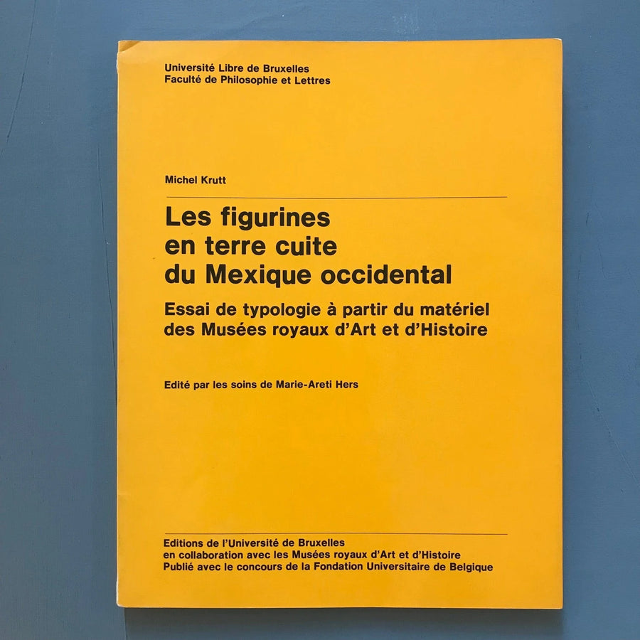 Michel Krutt - Les figurines en terre cuite du Mexique occidental - Eds de l'Université de Bruxelles 1971 Saint-Martin Bookshop