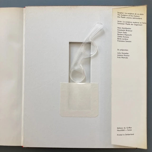 Naum Gabo - Monograph - Editions du Griffon 1957 Saint-Martin Bookshop