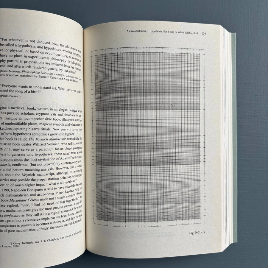 Nikolaus Gansterer - Drawing A Hypothesis, Figures of Thought - Edition Angewandte 2011