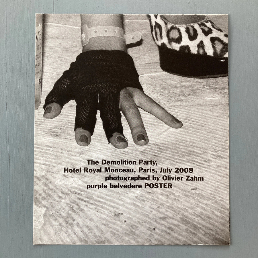 Olivier Zahm & Terry Richardson - Purple belvedere POSTER - 2008 Saint-Martin Bookshop