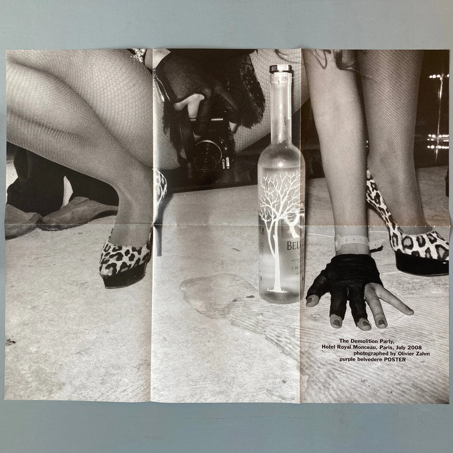 Olivier Zahm & Terry Richardson - Purple belvedere POSTER - 2008 Saint-Martin Bookshop