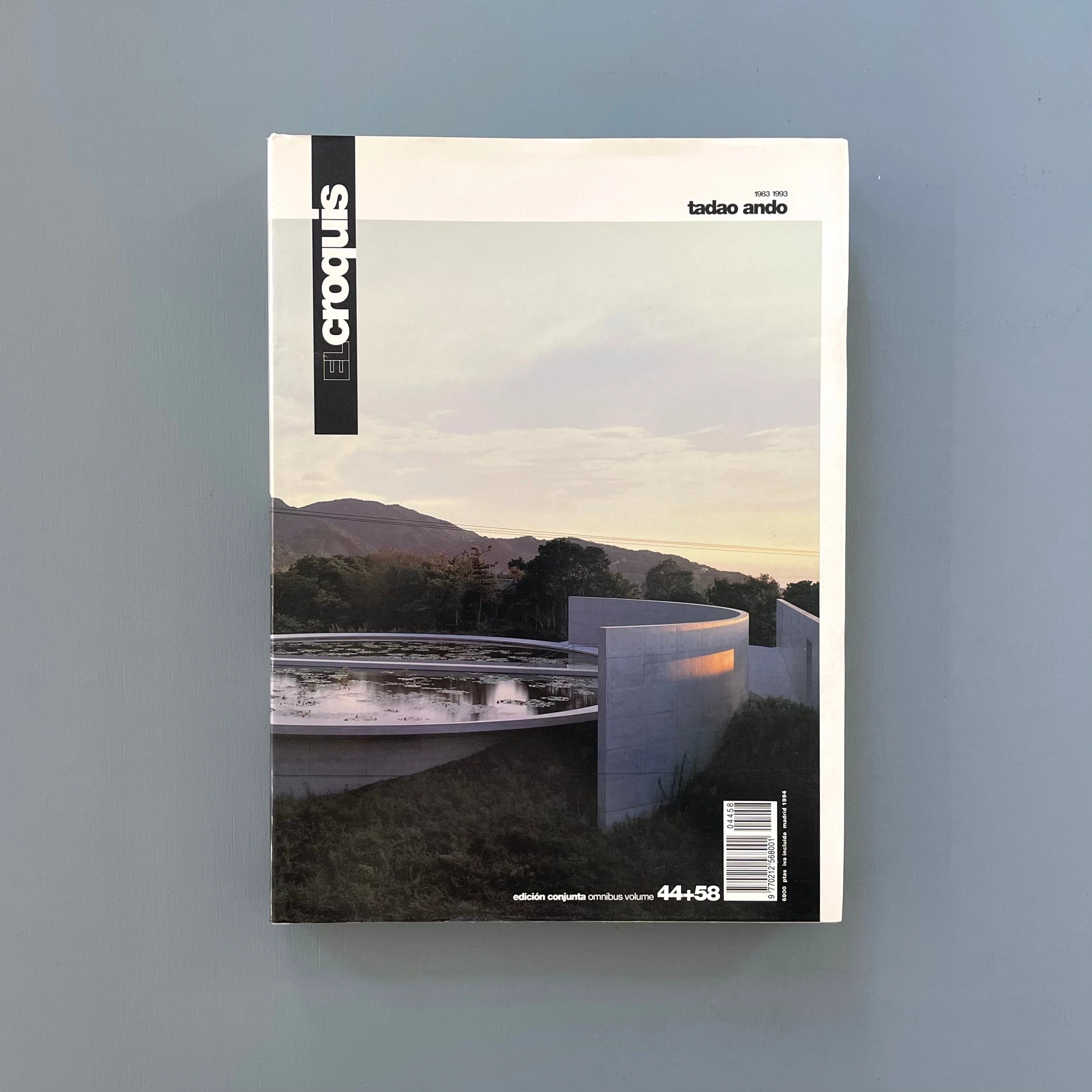 アート・デザイン・音楽 El CROQUIS 70 spanish architecture 1994 Omnibus 44+58 Tadao Ando - El Croquis 1994 - Saint-Martin Bookshop