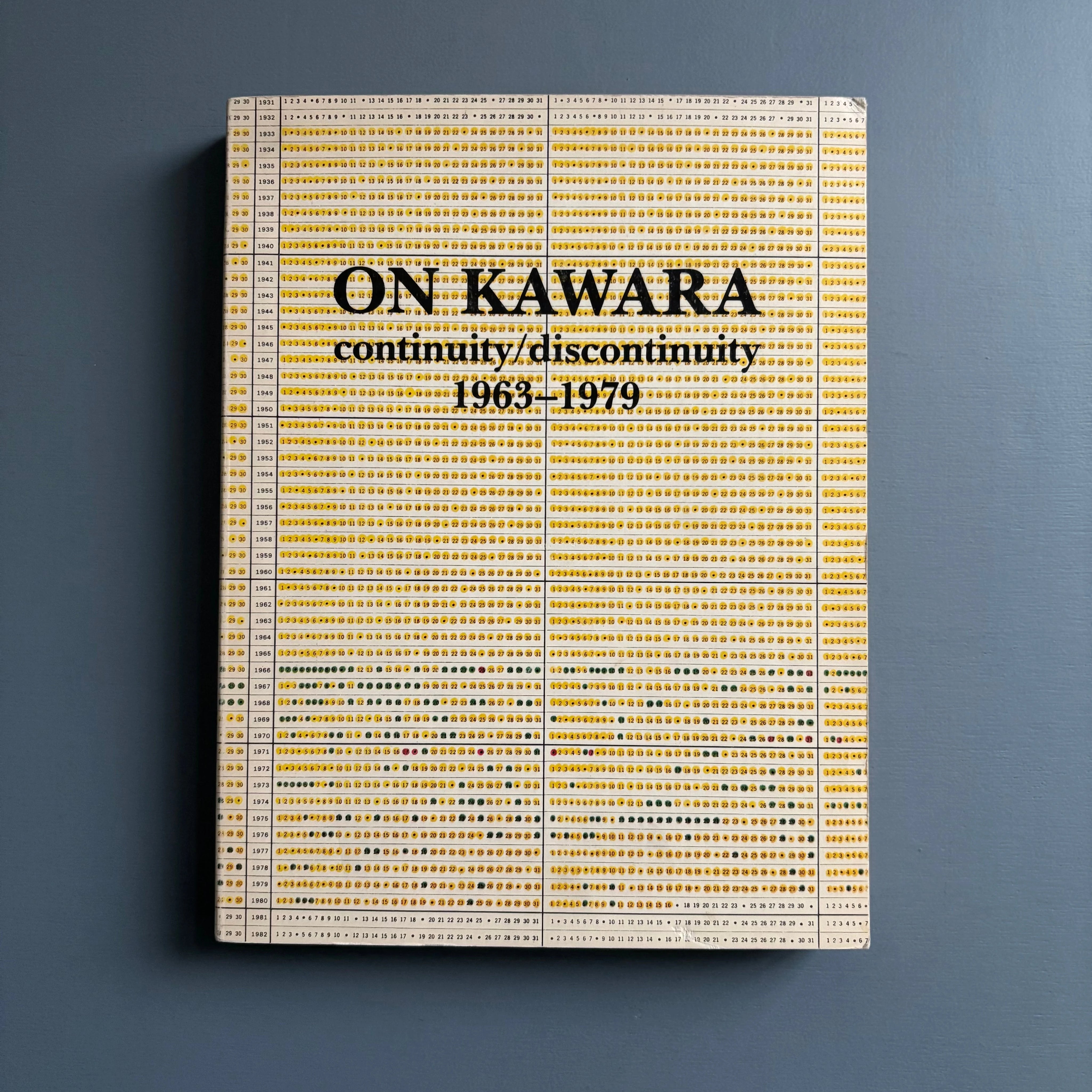 【初売り】 Continuity/Discontinuity - Kawara On 1963-1979 Moderna - アート・デザイン・音楽