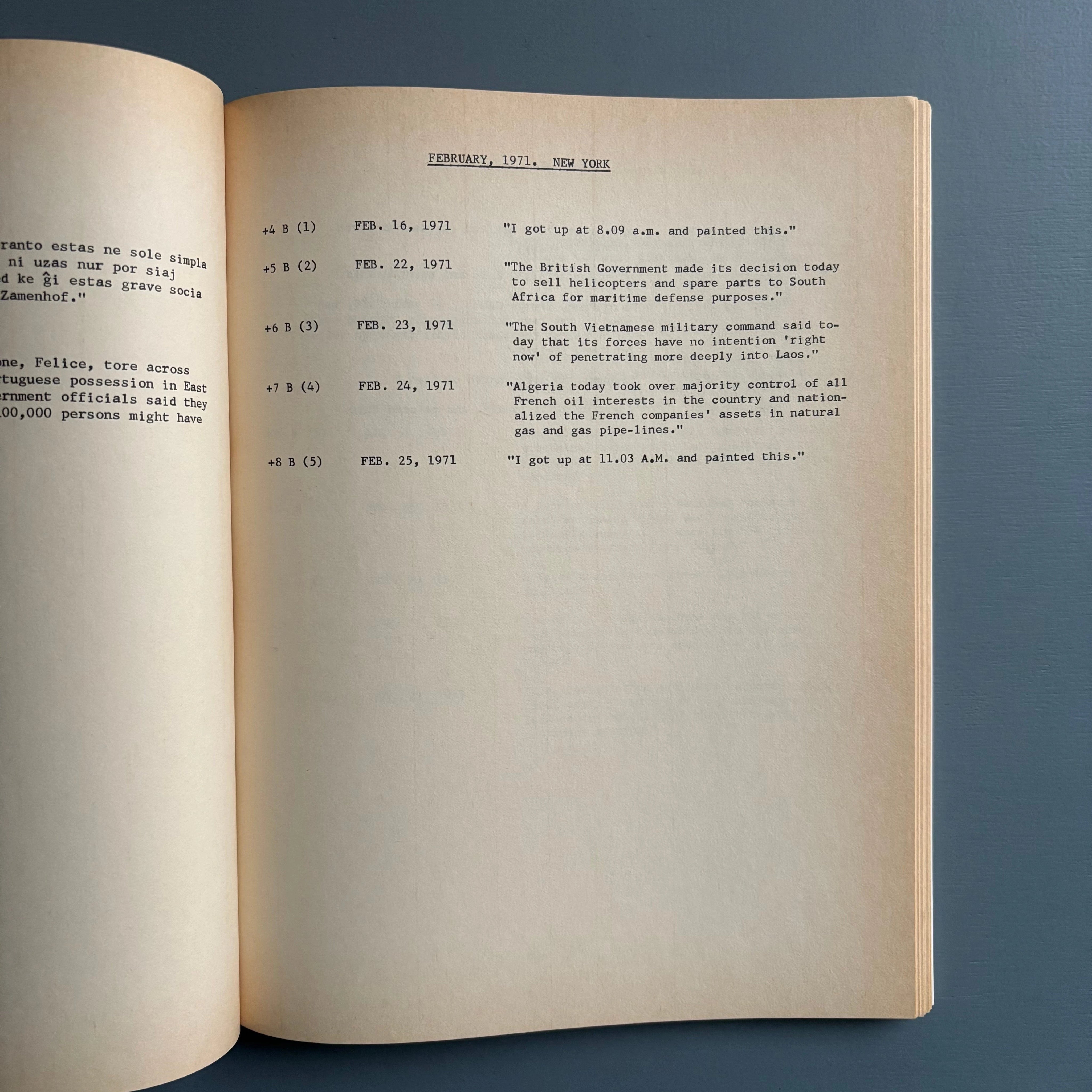 On Kawara - Continuity/Discontinuity 1963-1979 - Moderna