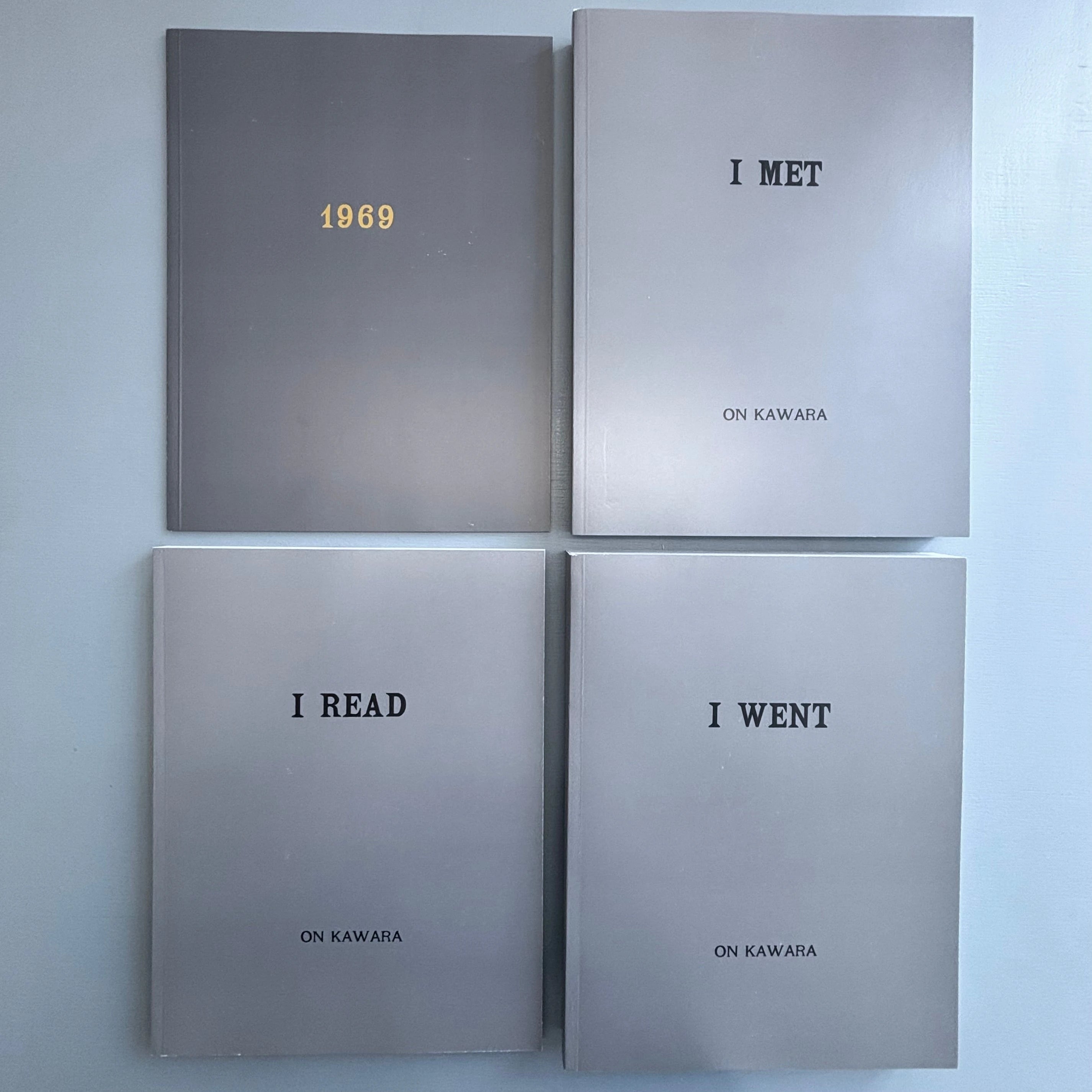 On Kawara - I Went, I Met, I Read, Journal, 1969 - König 1992