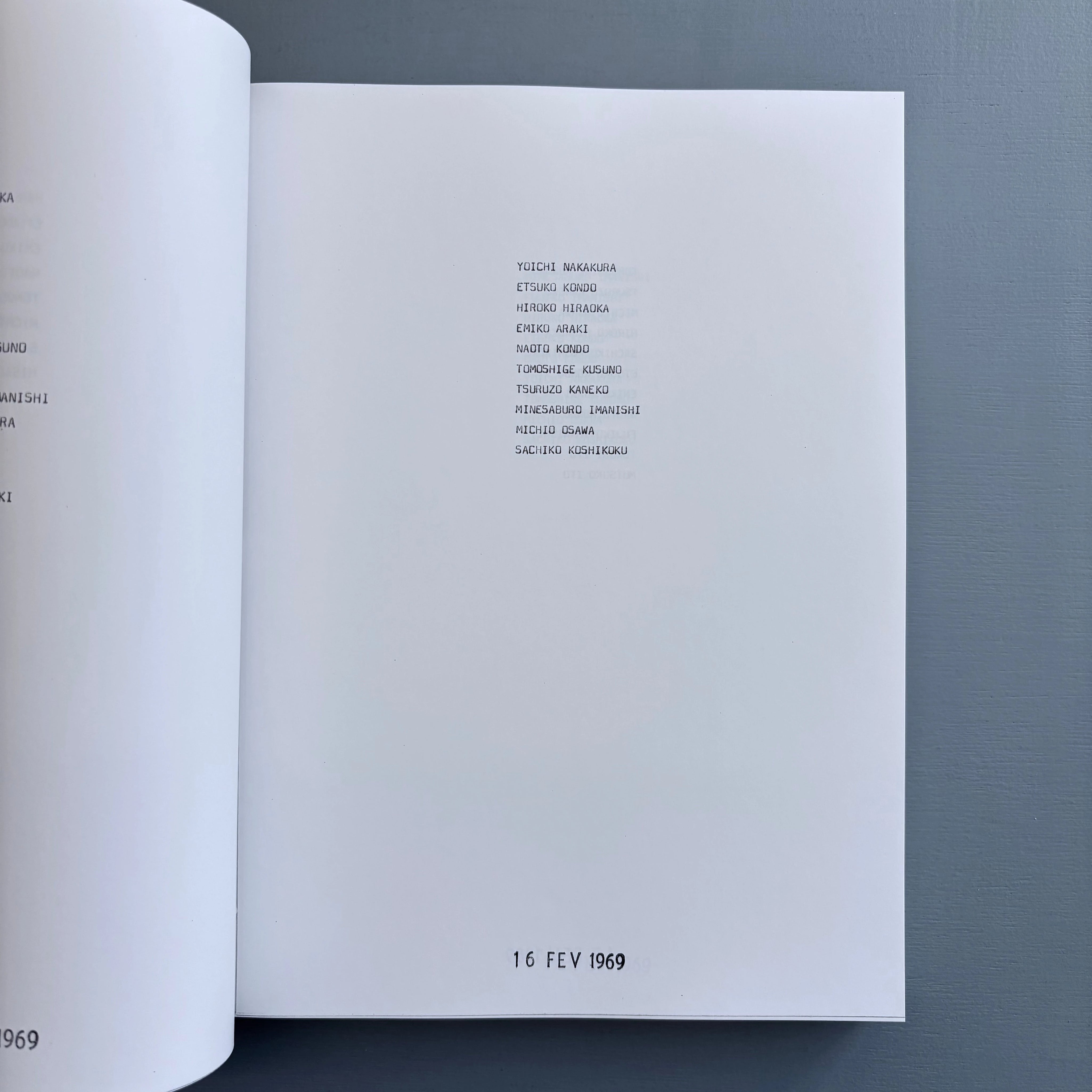 On Kawara - I Went, I Met, I Read, Journal, 1969 - König 1992