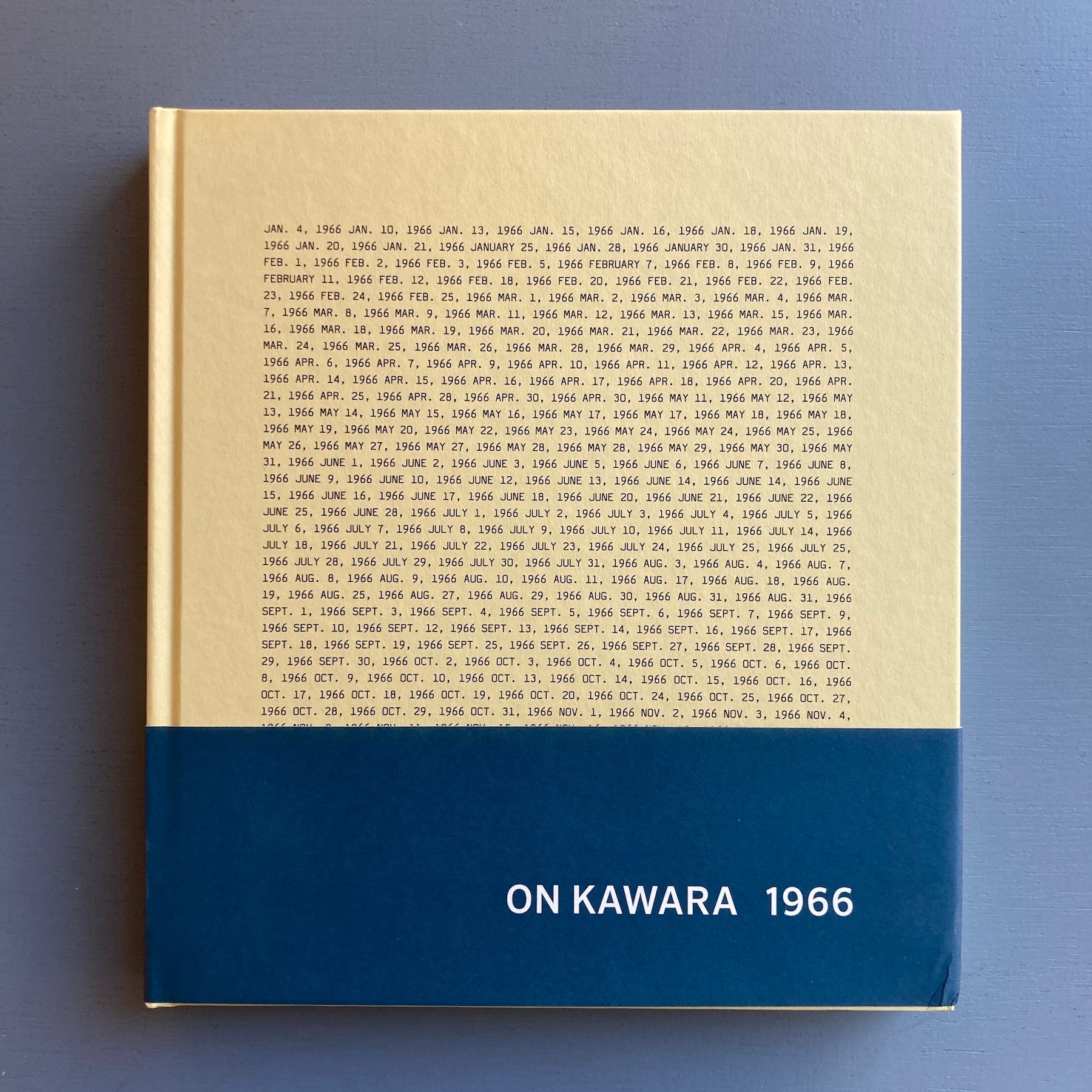 アート・デザイン・音楽 On Kawara 1966 The Warehouse Dallas | On Kawara