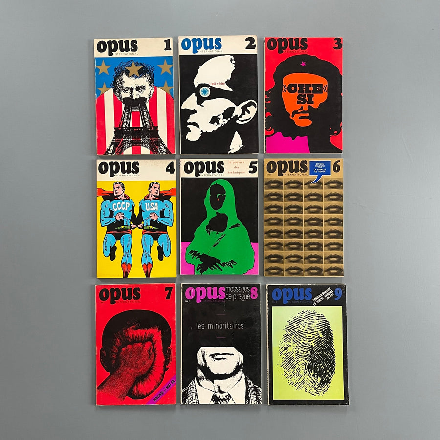Opus International 1 to 9  - 1967-1968 - Saint-Martin Bookshop