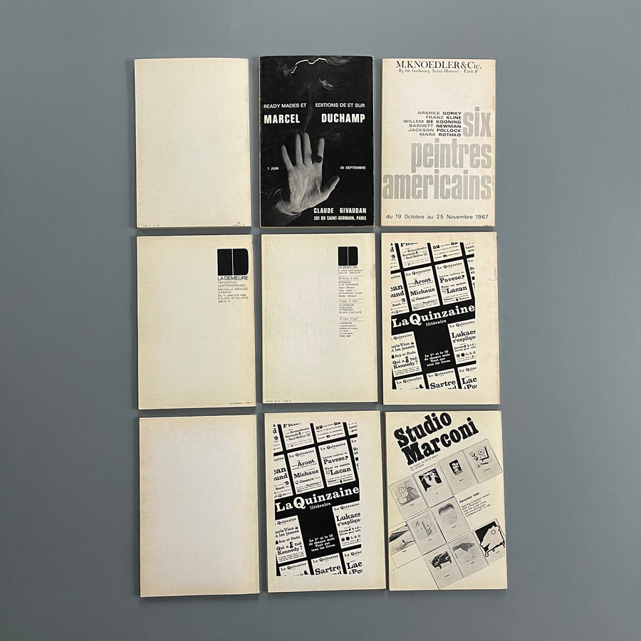 Opus International 1 to 9  - 1967-1968 - Saint-Martin Bookshop