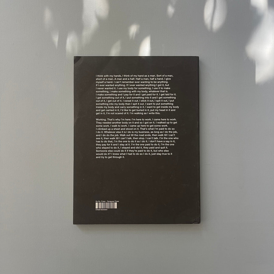 Oscar Tuazon - I can’t see - DoPe Press / Paraguay Press 2010 - Saint-Martin Bookshop
