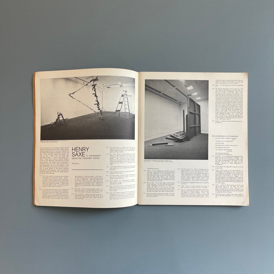 Parachute No 3 - Michael Snow - 1976 - Saint-Martin Bookshop