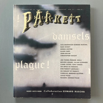 Parkett Vol. 18 - Dec. 1988 - Edward Ruscha - Saint-Martin Bookshop