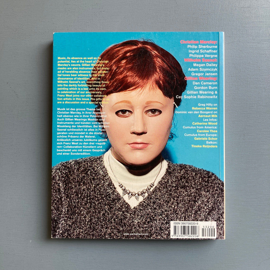 Parkett Vol. 70 - May 2004 - Christian Marclay, Wilhelm Sasnal, Gillian Wearing, Franz West - Saint-Martin Bookshop