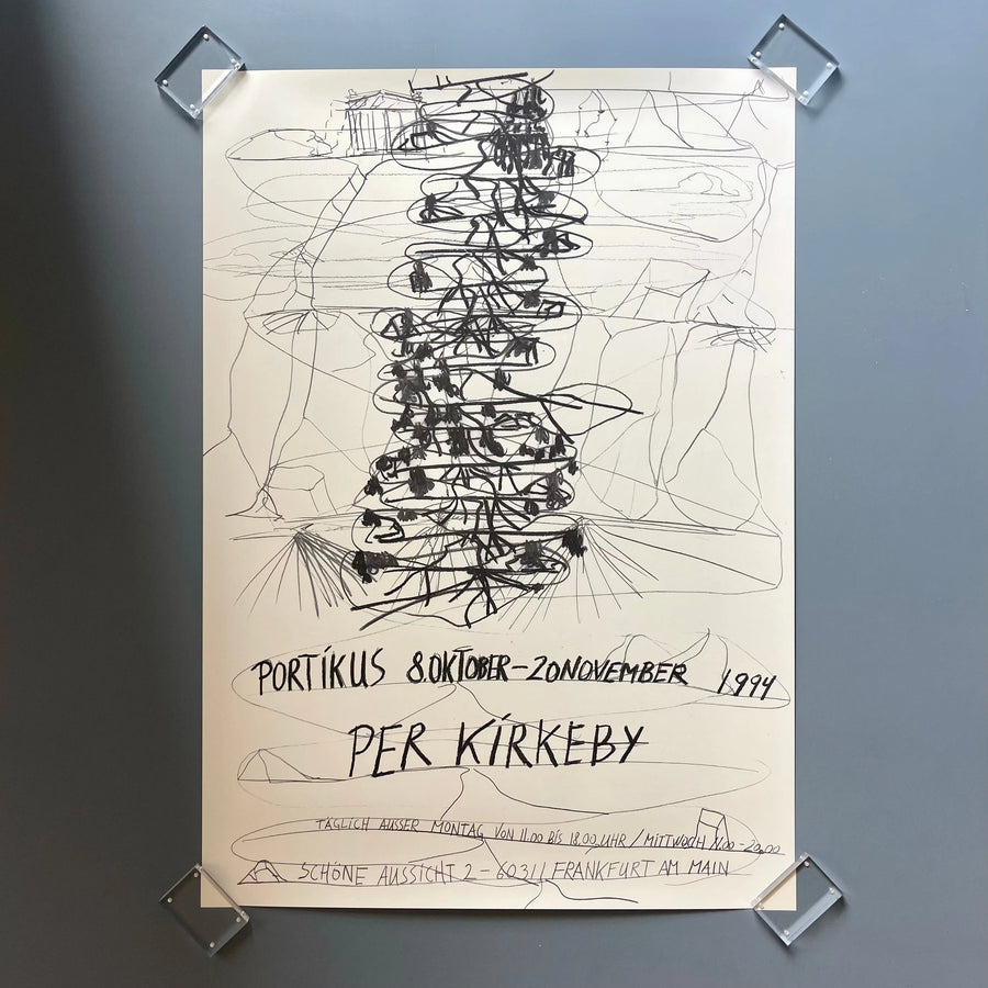 Per Kirkeby - Poster Exhibition Nr 60 Portikus 1994