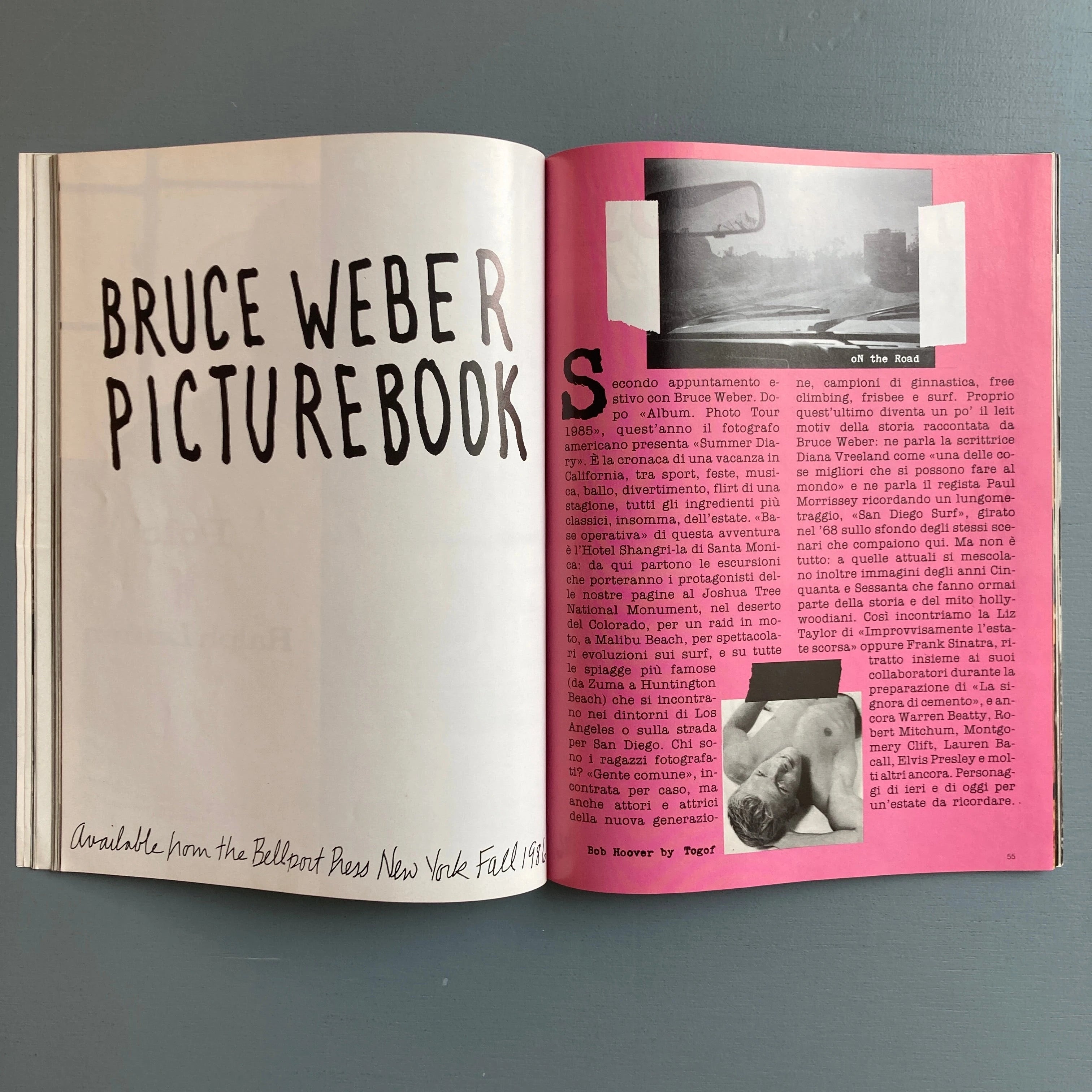 Per lui - Summer Diary 1986 by Bruce Weber - Saint-Martin Bookshop