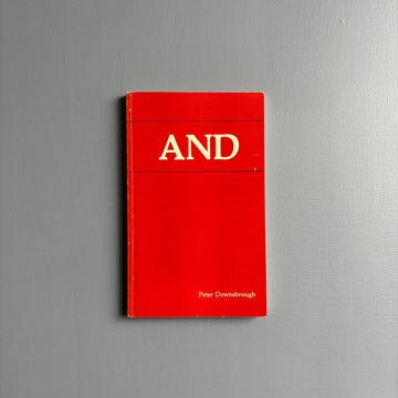 Peter Downsbrough - AND - Anatol AV 1977